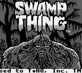 Swamp Thing Title Screen